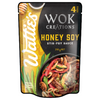 Wattie's Wok Creations Honey Soy Stir-Fry Sauce 210g | Auckland Grocery Delivery Get Wattie's Wok Creations Honey Soy Stir-Fry Sauce 210g delivered to your doorstep by your local Auckland grocery delivery. Shop Paddock To Pantry. Convenient online food shopping in NZ | Grocery Delivery Auckland | Grocery Delivery Nationwide | Fruit Baskets NZ | Online Food Shopping NZ Dinner ideas made easy in seconds with this delicious stir fry sauce. Made to make meals simple. Shop quality grocery and fresh produce item
