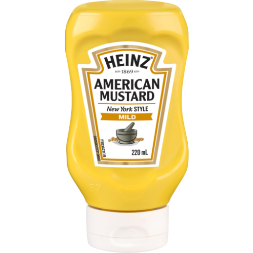 Heinz Mustard American 220mL | Auckland Grocery Delivery Get Heinz Mustard American 220mL delivered to your doorstep by your local Auckland grocery delivery. Shop Paddock To Pantry. Convenient online food shopping in NZ | Grocery Delivery Auckland | Grocery Delivery Nationwide | Fruit Baskets NZ | Online Food Shopping NZ 