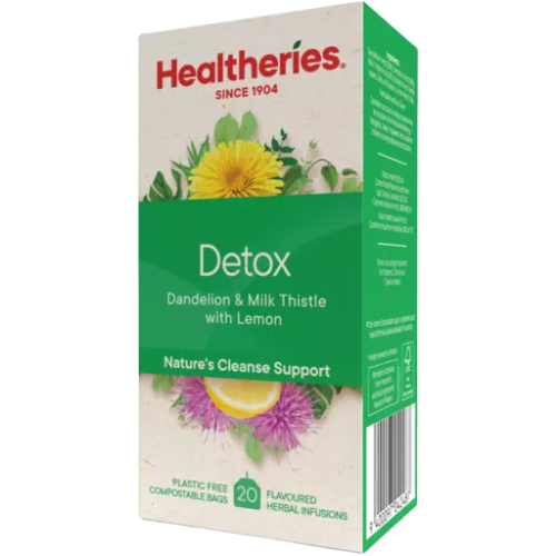 Healtheries Detox Dandelion & Milk Thistle With Lemon Tea Bags 20pk | Auckland Grocery Delivery Get Healtheries Detox Dandelion & Milk Thistle With Lemon Tea Bags 20pk delivered to your doorstep by your local Auckland grocery delivery. Shop Paddock To Pantry. Convenient online food shopping in NZ | Grocery Delivery Auckland | Grocery Delivery Nationwide | Fruit Baskets NZ | Online Food Shopping NZ 
