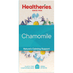 Healtheries Chamomile Tea Bags 20pk | Auckland Grocery Delivery Get Healtheries Chamomile Tea Bags 20pk delivered to your doorstep by your local Auckland grocery delivery. Shop Paddock To Pantry. Convenient online food shopping in NZ | Grocery Delivery Auckland | Grocery Delivery Nationwide | Fruit Baskets NZ | Online Food Shopping NZ 