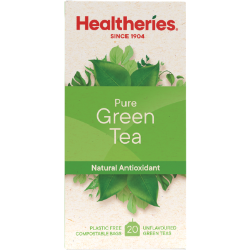 Healtheries Pure Green Tea Bags 20pk | Auckland Grocery Delivery Get Healtheries Pure Green Tea Bags 20pk delivered to your doorstep by your local Auckland grocery delivery. Shop Paddock To Pantry. Convenient online food shopping in NZ | Grocery Delivery Auckland | Grocery Delivery Nationwide | Fruit Baskets NZ | Online Food Shopping NZ 