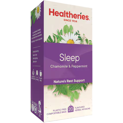 Healtheries Sleep Herbal Tea Chamomile & Peppermint 20 Pack | Auckland Grocery Delivery Get Healtheries Sleep Herbal Tea Chamomile & Peppermint 20 Pack delivered to your doorstep by your local Auckland grocery delivery. Shop Paddock To Pantry. Convenient online food shopping in NZ | Grocery Delivery Auckland | Grocery Delivery Nationwide | Fruit Baskets NZ | Online Food Shopping NZ 