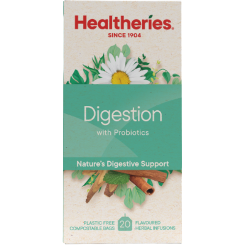 Healtheries Digestion With Probiotics Tea Bags 20pk | Auckland Grocery Delivery Get Healtheries Digestion With Probiotics Tea Bags 20pk delivered to your doorstep by your local Auckland grocery delivery. Shop Paddock To Pantry. Convenient online food shopping in NZ | Grocery Delivery Auckland | Grocery Delivery Nationwide | Fruit Baskets NZ | Online Food Shopping NZ 