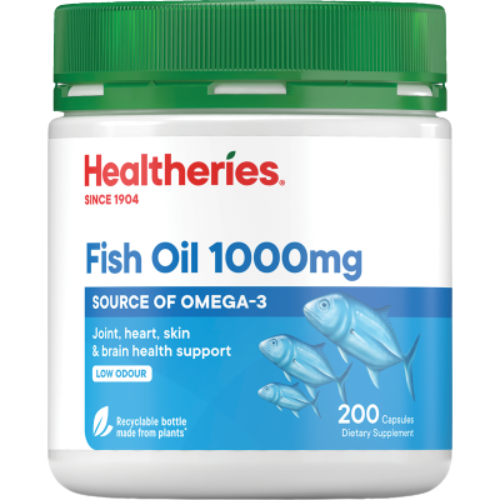 Healtheries Fish Oil 1000mg Capsules 200pk | Auckland Grocery Delivery Get Healtheries Fish Oil 1000mg Capsules 200pk delivered to your doorstep by your local Auckland grocery delivery. Shop Paddock To Pantry. Convenient online food shopping in NZ | Grocery Delivery Auckland | Grocery Delivery Nationwide | Fruit Baskets NZ | Online Food Shopping NZ 