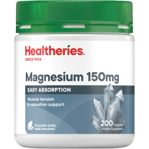 Healtheries Magnesium 150mg Capsules 200pk | Auckland Grocery Delivery Get Healtheries Magnesium 150mg Capsules 200pk delivered to your doorstep by your local Auckland grocery delivery. Shop Paddock To Pantry. Convenient online food shopping in NZ | Grocery Delivery Auckland | Grocery Delivery Nationwide | Fruit Baskets NZ | Online Food Shopping NZ 