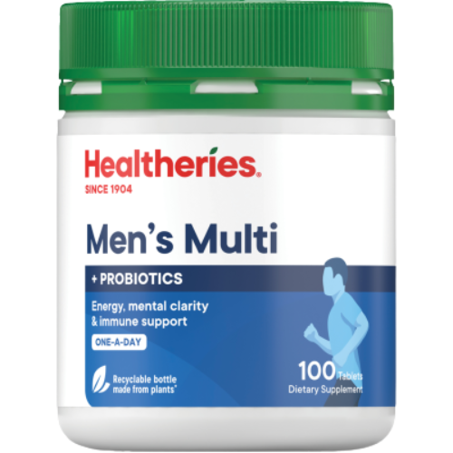 Healtheries Men's Multi One A Day Tablets 100pk | Auckland Grocery Delivery Get Healtheries Men's Multi One A Day Tablets 100pk delivered to your doorstep by your local Auckland grocery delivery. Shop Paddock To Pantry. Convenient online food shopping in NZ | Grocery Delivery Auckland | Grocery Delivery Nationwide | Fruit Baskets NZ | Online Food Shopping NZ 