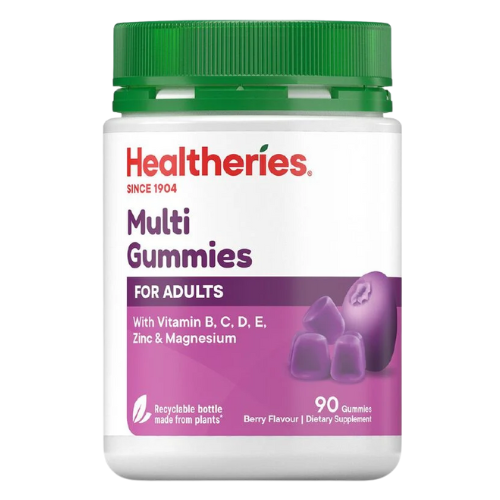 Healtheries Adult Multi Gummies Berry 90pk | Auckland Grocery Delivery Get Healtheries Adult Multi Gummies Berry 90pk delivered to your doorstep by your local Auckland grocery delivery. Shop Paddock To Pantry. Convenient online food shopping in NZ | Grocery Delivery Auckland | Grocery Delivery Nationwide | Fruit Baskets NZ | Online Food Shopping NZ 