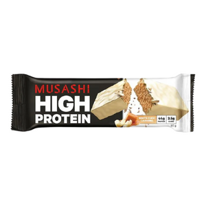 Musashi High Protein Bar White Choc Caramel 90g | Auckland Grocery Delivery Get Musashi High Protein Bar White Choc Caramel 90g delivered to your doorstep by your local Auckland grocery delivery. Shop Paddock To Pantry. Convenient online food shopping in NZ | Grocery Delivery Auckland | Grocery Delivery Nationwide | Fruit Baskets NZ | Online Food Shopping NZ 