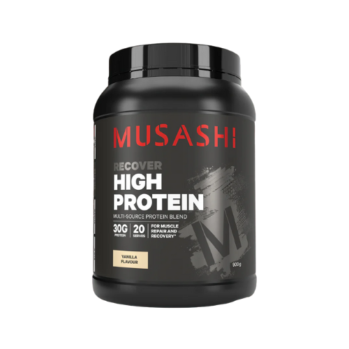 Musashi High Protein Powder - Vanilla Protein Shake 900g | Auckland Grocery Delivery Get Musashi High Protein Powder - Vanilla Protein Shake 900g delivered to your doorstep by your local Auckland grocery delivery. Shop Paddock To Pantry. Convenient online food shopping in NZ | Grocery Delivery Auckland | Grocery Delivery Nationwide | Fruit Baskets NZ | Online Food Shopping NZ 