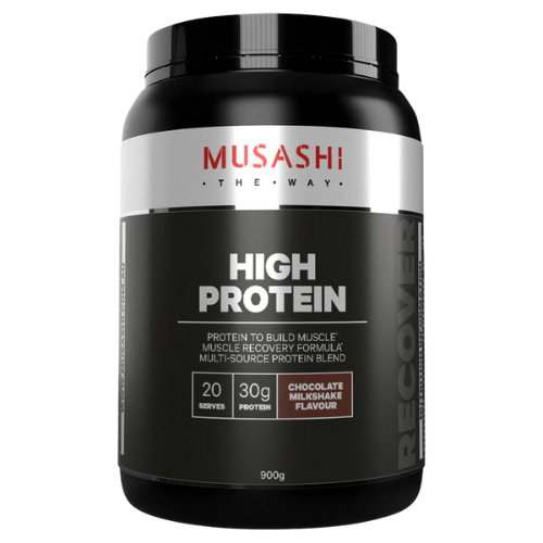 Musashi High Protein Powder - Chocolate Protein Shake 900g | Auckland Grocery Delivery Get Musashi High Protein Powder - Chocolate Protein Shake 900g delivered to your doorstep by your local Auckland grocery delivery. Shop Paddock To Pantry. Convenient online food shopping in NZ | Grocery Delivery Auckland | Grocery Delivery Nationwide | Fruit Baskets NZ | Online Food Shopping NZ 