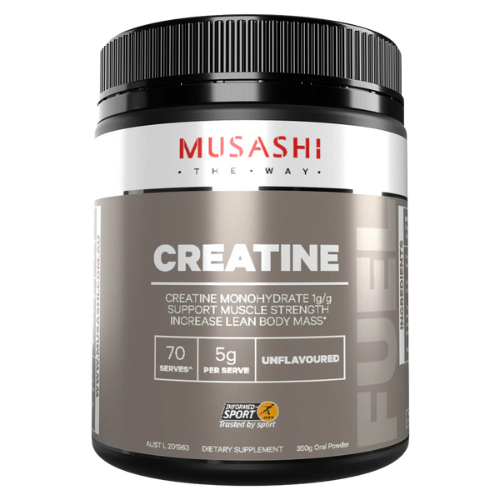 Musashi Creatine Muscle Powder Unflavoured 350g | Auckland Grocery Delivery Get Musashi Creatine Muscle Powder Unflavoured 350g delivered to your doorstep by your local Auckland grocery delivery. Shop Paddock To Pantry. Convenient online food shopping in NZ | Grocery Delivery Auckland | Grocery Delivery Nationwide | Fruit Baskets NZ | Online Food Shopping NZ 