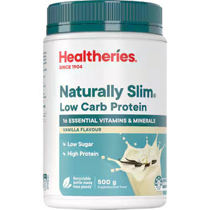 Healtheries Naturally Slim Nutrition Formula Vanilla 500g | Auckland Grocery Delivery Get Healtheries Naturally Slim Nutrition Formula Vanilla 500g delivered to your doorstep by your local Auckland grocery delivery. Shop Paddock To Pantry. Convenient online food shopping in NZ | Grocery Delivery Auckland | Grocery Delivery Nationwide | Fruit Baskets NZ | Online Food Shopping NZ 