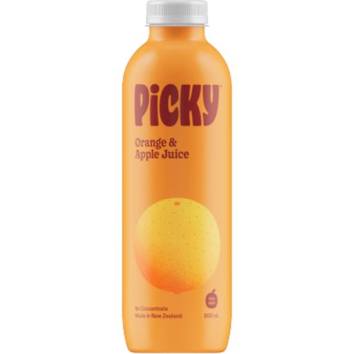 Picky Orange & Apple Juice 800ml | Auckland Grocery Delivery Get Picky Orange & Apple Juice 800ml delivered to your doorstep by your local Auckland grocery delivery. Shop Paddock To Pantry. Convenient online food shopping in NZ | Grocery Delivery Auckland | Grocery Delivery Nationwide | Fruit Baskets NZ | Online Food Shopping NZ 