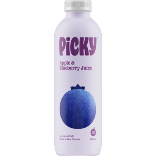 Picky Apple & Blueberry Juice 800ml | Auckland Grocery Delivery Get Picky Apple & Blueberry Juice 800ml delivered to your doorstep by your local Auckland grocery delivery. Shop Paddock To Pantry. Convenient online food shopping in NZ | Grocery Delivery Auckland | Grocery Delivery Nationwide | Fruit Baskets NZ | Online Food Shopping NZ 