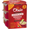 Obela To Go Hummus Smooth Classic Gluten Free - 3 Pack | Auckland Grocery Delivery Get Obela To Go Hummus Smooth Classic Gluten Free - 3 Pack delivered to your doorstep by your local Auckland grocery delivery. Shop Paddock To Pantry. Convenient online food shopping in NZ | Grocery Delivery Auckland | Grocery Delivery Nationwide | Fruit Baskets NZ | Online Food Shopping NZ