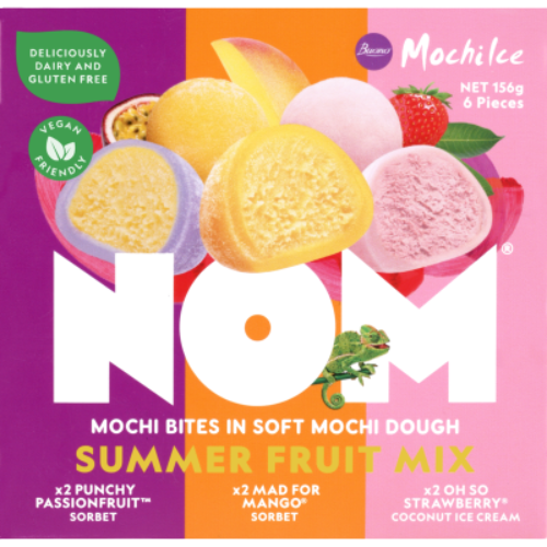 NOM Summer Fruit Mix Mochi Bites 156g | Auckland Grocery Delivery Get NOM Summer Fruit Mix Mochi Bites 156g delivered to your doorstep by your local Auckland grocery delivery. Shop Paddock To Pantry. Convenient online food shopping in NZ | Grocery Delivery Auckland | Grocery Delivery Nationwide | Fruit Baskets NZ | Online Food Shopping NZ 