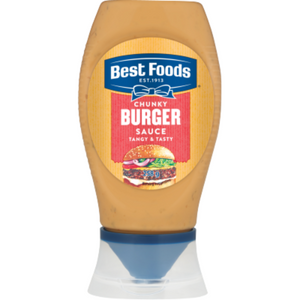 Best Foods Burger Sauce 258g | Auckland Grocery Delivery Get Best Foods Burger Sauce 258g delivered to your doorstep by your local Auckland grocery delivery. Shop Paddock To Pantry. Convenient online food shopping in NZ | Grocery Delivery Auckland | Grocery Delivery Nationwide | Fruit Baskets NZ | Online Food Shopping NZ 