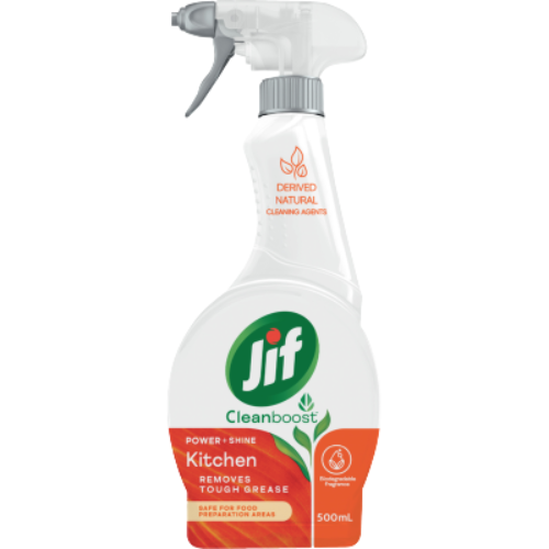 Jif Cleanboost Power & Shine Kitchen Surface Spray 500ml | Auckland Grocery Delivery Get Jif Cleanboost Power & Shine Kitchen Surface Spray 500ml delivered to your doorstep by your local Auckland grocery delivery. Shop Paddock To Pantry. Convenient online food shopping in NZ | Grocery Delivery Auckland | Grocery Delivery Nationwide | Fruit Baskets NZ | Online Food Shopping NZ 