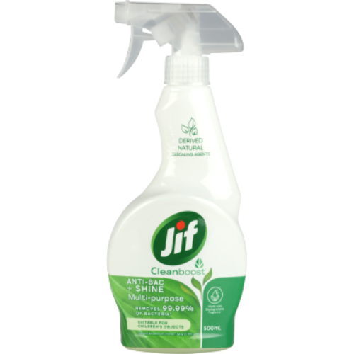 Jif Anti-Bac & Shine Multi-Purpose Spray 500ml | Auckland Grocery Delivery Get Jif Anti-Bac & Shine Multi-Purpose Spray 500ml delivered to your doorstep by your local Auckland grocery delivery. Shop Paddock To Pantry. Convenient online food shopping in NZ | Grocery Delivery Auckland | Grocery Delivery Nationwide | Fruit Baskets NZ | Online Food Shopping NZ 