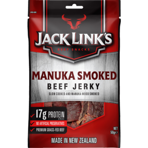 Jack Link's Jerky Manuka Smoked 50g | Auckland Grocery Delivery Get Jack Link's Jerky Manuka Smoked 50g delivered to your doorstep by your local Auckland grocery delivery. Shop Paddock To Pantry. Convenient online food shopping in NZ | Grocery Delivery Auckland | Grocery Delivery Nationwide | Fruit Baskets NZ | Online Food Shopping NZ 