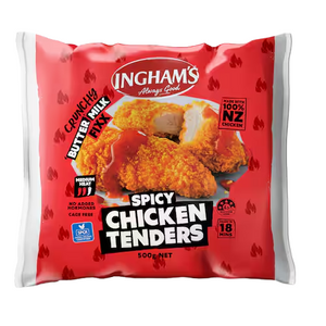 Inghams Chicken Tenders Crunchy Fixx Spicy 500g | Auckland Grocery Delivery Get Inghams Chicken Tenders Crunchy Fixx Spicy 500g delivered to your doorstep by your local Auckland grocery delivery. Shop Paddock To Pantry. Convenient online food shopping in NZ | Grocery Delivery Auckland | Grocery Delivery Nationwide | Fruit Baskets NZ | Online Food Shopping NZ 