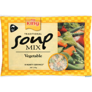 King Vegetable Traditional Soup Mix 210g | Auckland Grocery Delivery Get King Vegetable Traditional Soup Mix 210g delivered to your doorstep by your local Auckland grocery delivery. Shop Paddock To Pantry. Convenient online food shopping in NZ | Grocery Delivery Auckland | Grocery Delivery Nationwide | Fruit Baskets NZ | Online Food Shopping NZ King Vegetable Traditional Soup Mix – fresh grocery delivery NZ & Auckland supermarket delivery.