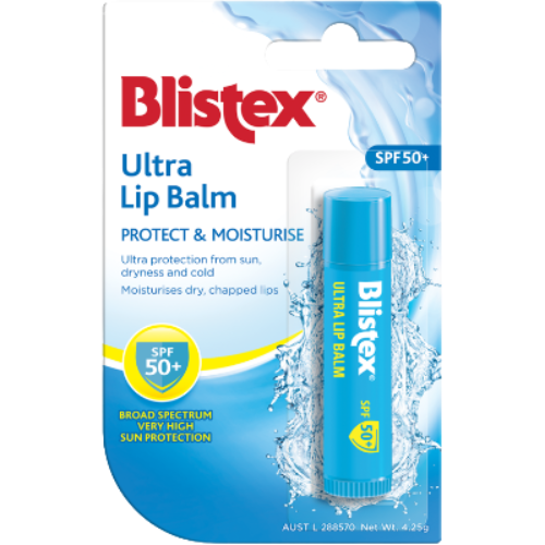 Blistex Ultra Lip Balm Spf 50+ 4.25g | Auckland Grocery Delivery Get Blistex Ultra Lip Balm Spf 50+ 4.25g delivered to your doorstep by your local Auckland grocery delivery. Shop Paddock To Pantry. Convenient online food shopping in NZ | Grocery Delivery Auckland | Grocery Delivery Nationwide | Fruit Baskets NZ | Online Food Shopping NZ Blistex Ultra Lip Balm SPF 50+ – fresh from our online groceries store with Auckland supermarket delivery & NZ shipping.