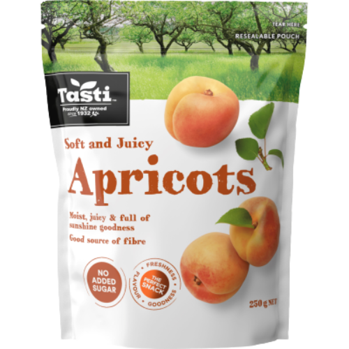Tasti Ready To Eat Apricots 250g | Auckland Grocery Delivery Get Tasti Ready To Eat Apricots 250g delivered to your doorstep by your local Auckland grocery delivery. Shop Paddock To Pantry. Convenient online food shopping in NZ | Grocery Delivery Auckland | Grocery Delivery Nationwide | Fruit Baskets NZ | Online Food Shopping NZ 