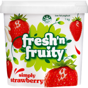 Fresh 'n Fruity Simply Strawberry Yoghurt 1kg | Auckland Grocery Delivery Get Fresh 'n Fruity Simply Strawberry Yoghurt 1kg delivered to your doorstep by your local Auckland grocery delivery. Shop Paddock To Pantry. Convenient online food shopping in NZ | Grocery Delivery Auckland | Grocery Delivery Nationwide | Fruit Baskets NZ | Online Food Shopping NZ 