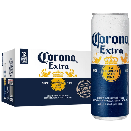 Corona Extra Beer Cans 12 x 330ml | Auckland Grocery Delivery Get Corona Extra Beer Cans 12 x 330ml delivered to your doorstep by your local Auckland grocery delivery. Shop Paddock To Pantry. Convenient online food shopping in NZ | Grocery Delivery Auckland | Grocery Delivery Nationwide | Fruit Baskets NZ | Online Food Shopping NZ 