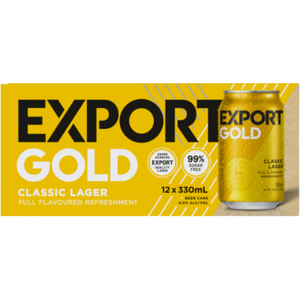 Export Gold Classic Lager Cans 12 x 330ml (Box) | Auckland Grocery Delivery Get Export Gold Classic Lager Cans 12 x 330ml (Box) delivered to your doorstep by your local Auckland grocery delivery. Shop Paddock To Pantry. Convenient online food shopping in NZ | Grocery Delivery Auckland | Grocery Delivery Nationwide | Fruit Baskets NZ | Online Food Shopping NZ 