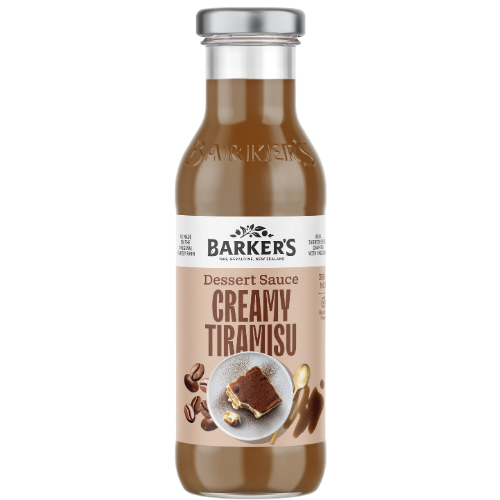 Barkers Creamy Tiramisu Dessert Sauce 355g | Auckland Grocery Delivery Get Barkers Creamy Tiramisu Dessert Sauce 355g delivered to your doorstep by your local Auckland grocery delivery. Shop Paddock To Pantry. Convenient online food shopping in NZ | Grocery Delivery Auckland | Grocery Delivery Nationwide | Fruit Baskets NZ | Online Food Shopping NZ 