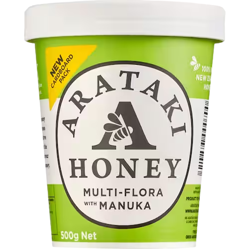 Arataki Multiflora Honey Manuka 500g | Auckland Grocery Delivery Get Arataki Multiflora Honey Manuka 500g delivered to your doorstep by your local Auckland grocery delivery. Shop Paddock To Pantry. Convenient online food shopping in NZ | Grocery Delivery Auckland | Grocery Delivery Nationwide | Fruit Baskets NZ | Online Food Shopping NZ 