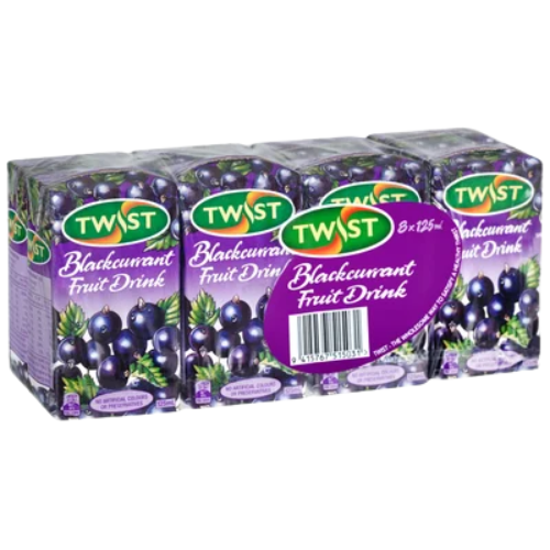 Twist Fruit Drink Blackcurrant 8 x 125ml | Auckland Grocery Delivery Get Twist Fruit Drink Blackcurrant 8 x 125ml delivered to your doorstep by your local Auckland grocery delivery. Shop Paddock To Pantry. Convenient online food shopping in NZ | Grocery Delivery Auckland | Grocery Delivery Nationwide | Fruit Baskets NZ | Online Food Shopping NZ 