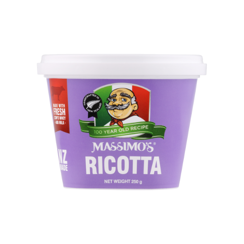 Massimo's Ricotta Cheese 250g | Auckland Grocery Delivery Get Massimo's Ricotta Cheese 250g delivered to your doorstep by your local Auckland grocery delivery. Shop Paddock To Pantry. Convenient online food shopping in NZ | Grocery Delivery Auckland | Grocery Delivery Nationwide | Fruit Baskets NZ | Online Food Shopping NZ 