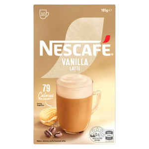 Nescafe Vanilla Latte Coffee Sachets 10 x 18.5g | Auckland Grocery Delivery Get Nescafe Vanilla Latte Coffee Sachets 10 x 18.5g delivered to your doorstep by your local Auckland grocery delivery. Shop Paddock To Pantry. Convenient online food shopping in NZ | Grocery Delivery Auckland | Grocery Delivery Nationwide | Fruit Baskets NZ | Online Food Shopping NZ 