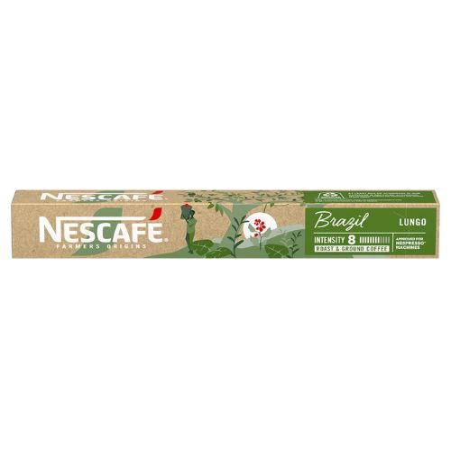 NESCAFÉ Farmers Origins Brazil Coffee Pods 10 Pack | Auckland Grocery Delivery Get NESCAFÉ Farmers Origins Brazil Coffee Pods 10 Pack delivered to your doorstep by your local Auckland grocery delivery. Shop Paddock To Pantry. Convenient online food shopping in NZ | Grocery Delivery Auckland | Grocery Delivery Nationwide | Fruit Baskets NZ | Online Food Shopping NZ 