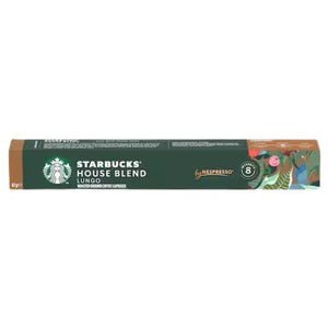 Starbucks House Blend Lungo Coffee Pods 10 pack | Auckland Grocery Delivery Get Starbucks House Blend Lungo Coffee Pods 10 pack delivered to your doorstep by your local Auckland grocery delivery. Shop Paddock To Pantry. Convenient online food shopping in NZ | Grocery Delivery Auckland | Grocery Delivery Nationwide | Fruit Baskets NZ | Online Food Shopping NZ 