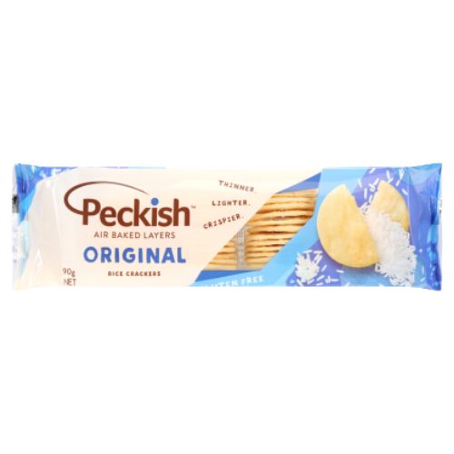 Peckish Original Rice Crackers 90g | Auckland Grocery Delivery Get Peckish Original Rice Crackers 90g delivered to your doorstep by your local Auckland grocery delivery. Shop Paddock To Pantry. Convenient online food shopping in NZ | Grocery Delivery Auckland | Grocery Delivery Nationwide | Fruit Baskets NZ | Online Food Shopping NZ 
