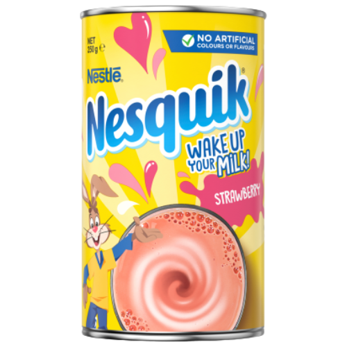 Nestle Nesquik Strawberry Instant Drink 250g | Auckland Grocery Delivery Get Nestle Nesquik Strawberry Instant Drink 250g delivered to your doorstep by your local Auckland grocery delivery. Shop Paddock To Pantry. Convenient online food shopping in NZ | Grocery Delivery Auckland | Grocery Delivery Nationwide | Fruit Baskets NZ | Online Food Shopping NZ 