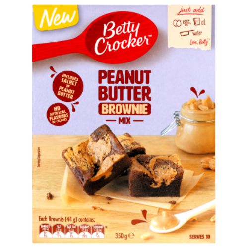 Betty Crocker Peanut Butter Brownie Mix 350g | Auckland Grocery Delivery Get Betty Crocker Peanut Butter Brownie Mix 350g delivered to your doorstep by your local Auckland grocery delivery. Shop Paddock To Pantry. Convenient online food shopping in NZ | Grocery Delivery Auckland | Grocery Delivery Nationwide | Fruit Baskets NZ | Online Food Shopping NZ 