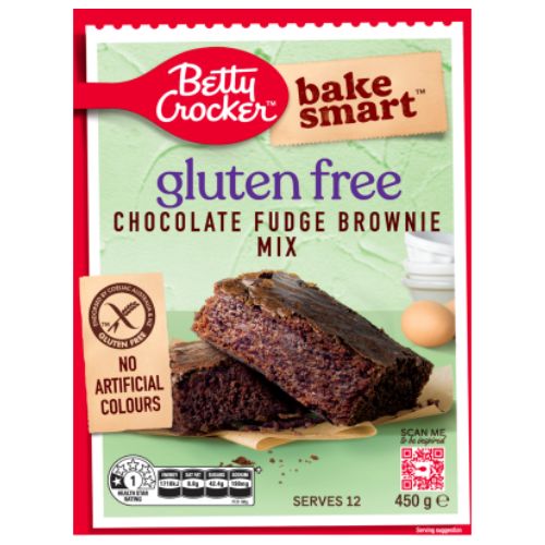 Betty Crocker Gluten Free Chocolate Fudge Brownie Mix 450g | Auckland Grocery Delivery Get Betty Crocker Gluten Free Chocolate Fudge Brownie Mix 450g delivered to your doorstep by your local Auckland grocery delivery. Shop Paddock To Pantry. Convenient online food shopping in NZ | Grocery Delivery Auckland | Grocery Delivery Nationwide | Fruit Baskets NZ | Online Food Shopping NZ 