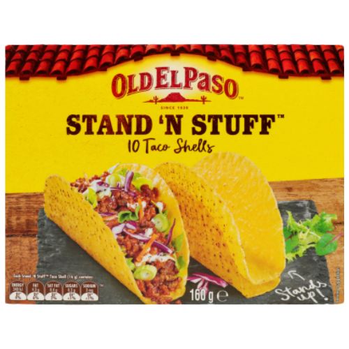Old El Paso Stand 'N Stuff Taco Shells 160g | Auckland Grocery Delivery Get Old El Paso Stand 'N Stuff Taco Shells 160g delivered to your doorstep by your local Auckland grocery delivery. Shop Paddock To Pantry. Convenient online food shopping in NZ | Grocery Delivery Auckland | Grocery Delivery Nationwide | Fruit Baskets NZ | Online Food Shopping NZ 