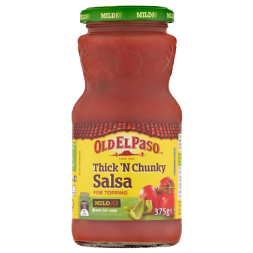 Old El Paso Mild Salsa Thick & Chunky 375g | Auckland Grocery Delivery Get Old El Paso Mild Salsa Thick & Chunky 375g delivered to your doorstep by your local Auckland grocery delivery. Shop Paddock To Pantry. Convenient online food shopping in NZ | Grocery Delivery Auckland | Grocery Delivery Nationwide | Fruit Baskets NZ | Online Food Shopping NZ 