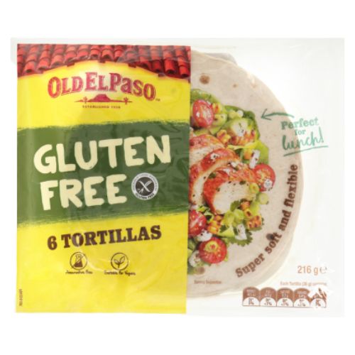 Old El Paso Gluten Free Tortillas 6pk | Auckland Grocery Delivery Get Old El Paso Gluten Free Tortillas 6pk delivered to your doorstep by your local Auckland grocery delivery. Shop Paddock To Pantry. Convenient online food shopping in NZ | Grocery Delivery Auckland | Grocery Delivery Nationwide | Fruit Baskets NZ | Online Food Shopping NZ 