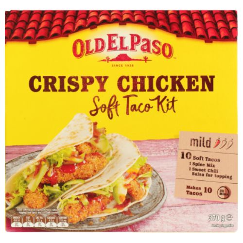 Old El Paso Mild Crispy Chicken Soft Taco Kit 370g | Auckland Grocery Delivery Get Old El Paso Mild Crispy Chicken Soft Taco Kit 370g delivered to your doorstep by your local Auckland grocery delivery. Shop Paddock To Pantry. Convenient online food shopping in NZ | Grocery Delivery Auckland | Grocery Delivery Nationwide | Fruit Baskets NZ | Online Food Shopping NZ 