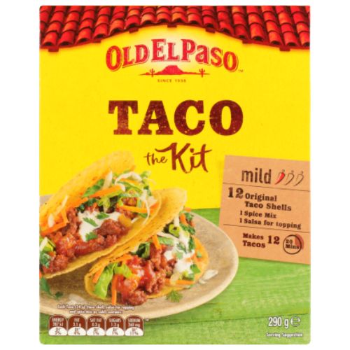 Old El Paso Mild Taco Kit 290g | Auckland Grocery Delivery Get Old El Paso Mild Taco Kit 290g delivered to your doorstep by your local Auckland grocery delivery. Shop Paddock To Pantry. Convenient online food shopping in NZ | Grocery Delivery Auckland | Grocery Delivery Nationwide | Fruit Baskets NZ | Online Food Shopping NZ 