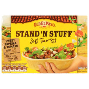 Old El Paso Stand 'N Stuff Soft Taco Kit 348g | Auckland Grocery Delivery Get Old El Paso Stand 'N Stuff Soft Taco Kit 348g delivered to your doorstep by your local Auckland grocery delivery. Shop Paddock To Pantry. Convenient online food shopping in NZ | Grocery Delivery Auckland | Grocery Delivery Nationwide | Fruit Baskets NZ | Online Food Shopping NZ 