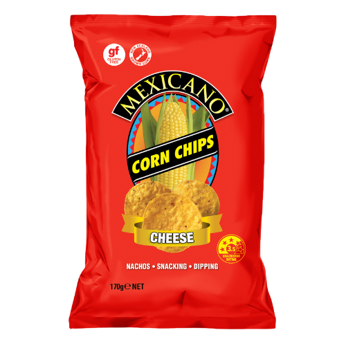 Mexicano Cheese Corn Chips 170g | Auckland Grocery Delivery Get Mexicano Cheese Corn Chips 170g delivered to your doorstep by your local Auckland grocery delivery. Shop Paddock To Pantry. Convenient online food shopping in NZ | Grocery Delivery Auckland | Grocery Delivery Nationwide | Fruit Baskets NZ | Online Food Shopping NZ 