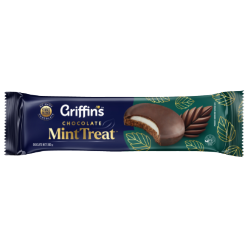 Griffin's Mint Treat Chocolate Biscuits 200g | Auckland Grocery Delivery Get Griffin's Mint Treat Chocolate Biscuits 200g delivered to your doorstep by your local Auckland grocery delivery. Shop Paddock To Pantry. Convenient online food shopping in NZ | Grocery Delivery Auckland | Grocery Delivery Nationwide | Fruit Baskets NZ | Online Food Shopping NZ 